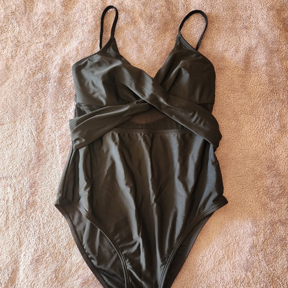 Cupshe Black One Piece Swimsuit